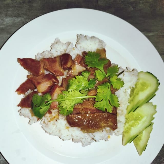 Cơm Tám Gà Nướng.