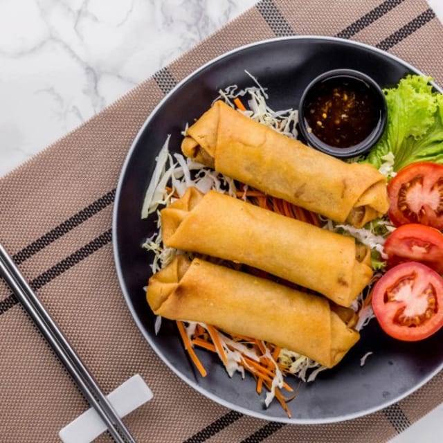 Bún Chả Giò Chay.
