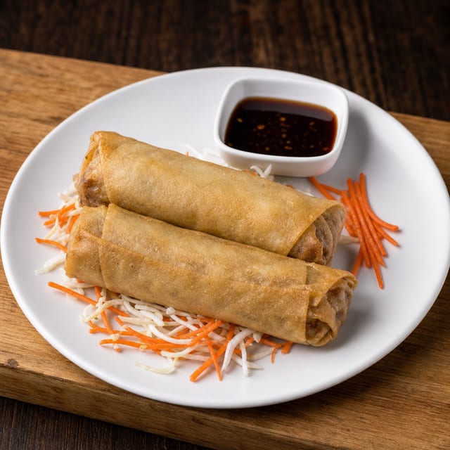 Gỏi Cuốn Thịt Nướng.