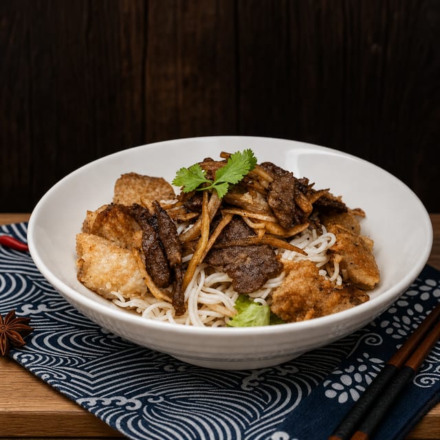 Bún Bò Nướng.