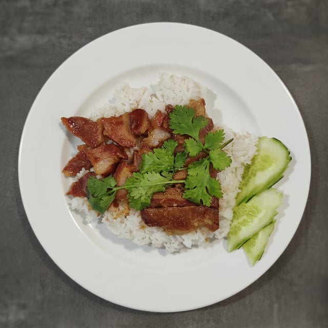 Cơm Tám Gà Nướng.