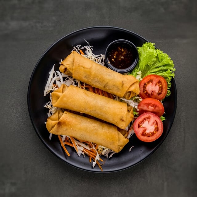 Bún Chả Giò Chay.