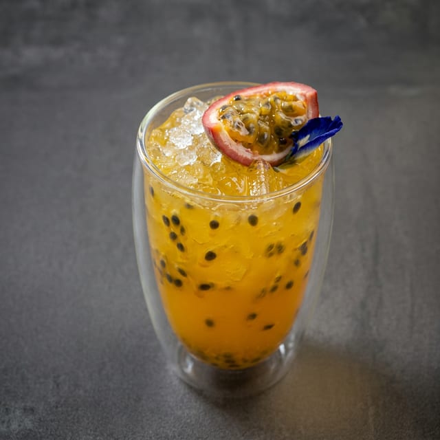 Passionfruit Iced Tea.