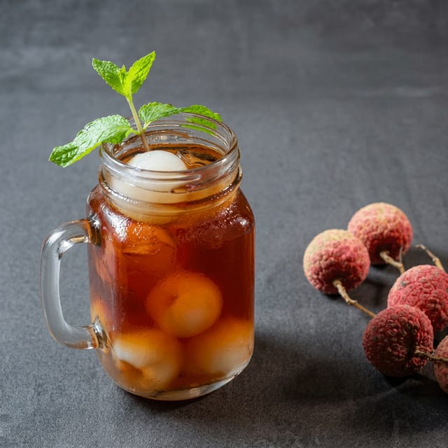 Lychee Lover Iced Tea.