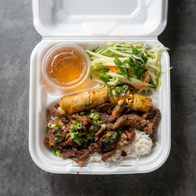Bún Thịt Nướng Chả Giò.
